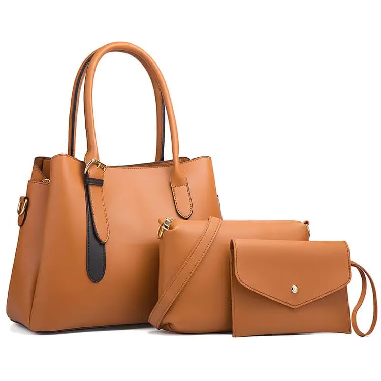 Women Top-Handle Bags Female Composite Bags Women Messenger Bags Handbag Set PU Leather Wallets Key Bag Set