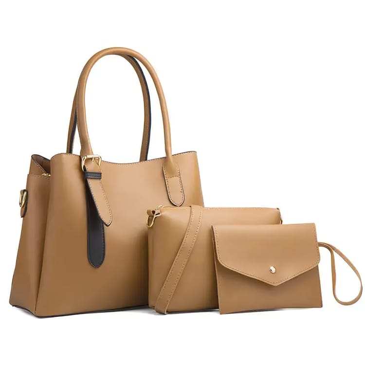Women Top-Handle Bags Female Composite Bags Women Messenger Bags Handbag Set PU Leather Wallets Key Bag Set
